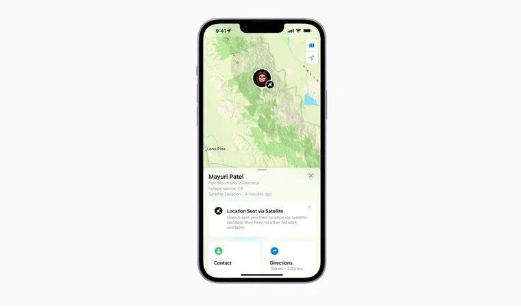江夏苹果14维修分享iPhone14系列中 FindMy功能通过卫星分享位置方法教程 