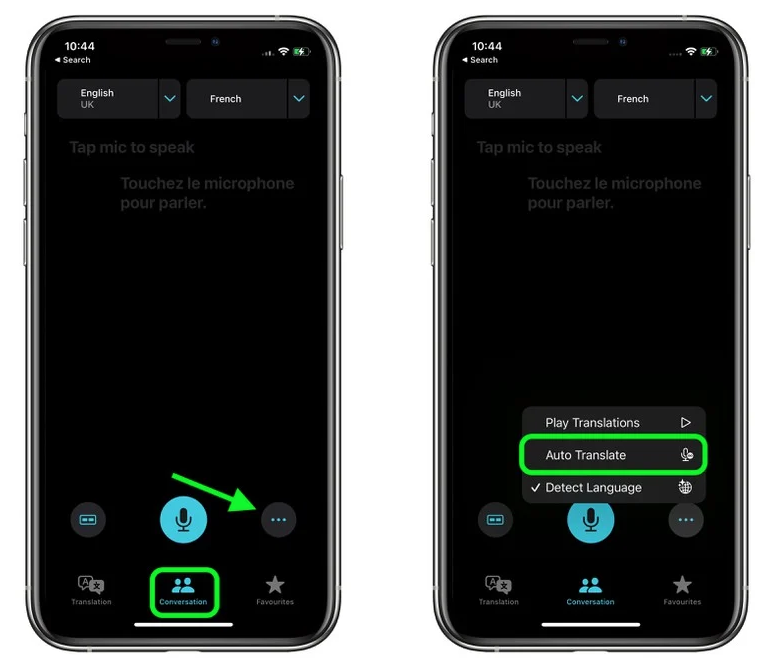 江夏苹果手机维修分享iOS 15 “翻译” App 新改进 
