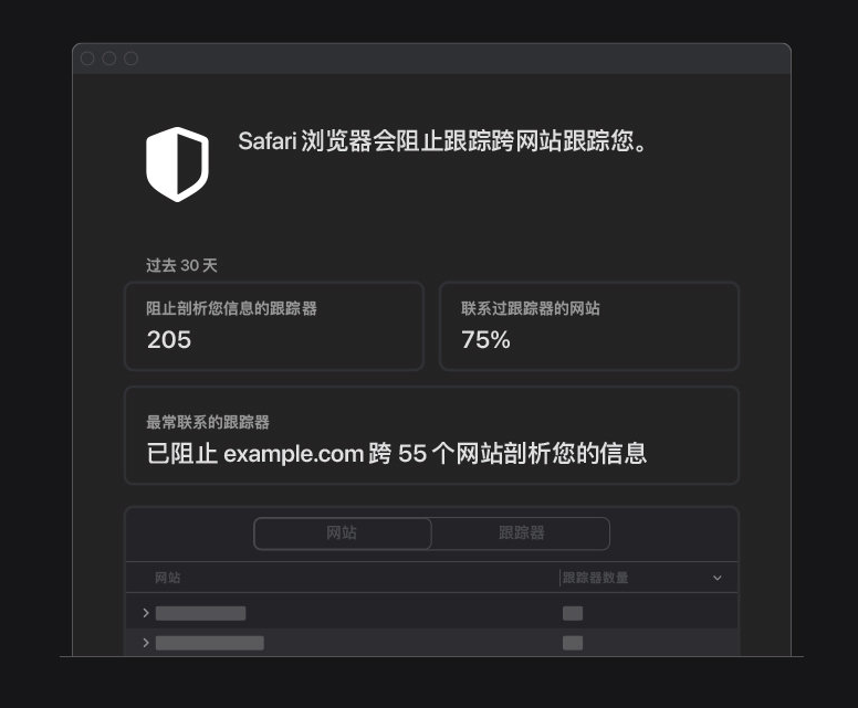 江夏苹果手机维修分享如何在 Safari 浏览器中查看和打开隐私报告 