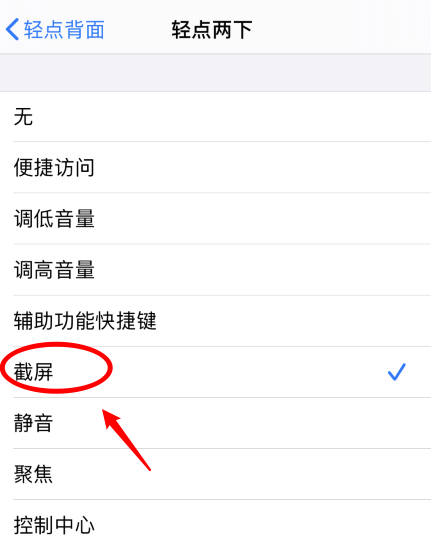 江夏苹果手机维修分享iPhone12如何启用双击截屏 
